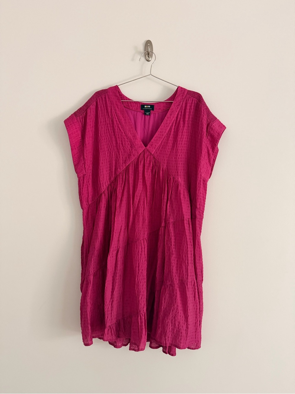 Maeve Harper Tunic V-Neck Mini Dress by Anthropologie